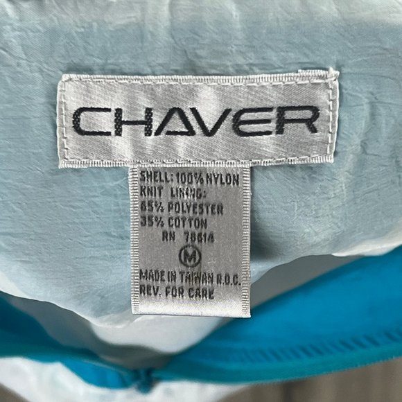 Chaver Vintage White/Green/Purple Medium Q-Zip Jacket - Picture 3 of 7